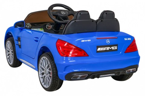 Mercedes Benz AMG SL65 S elektryczny dla dzieci Niebieski + Pilot + Audio LED + Ekoskóra + EVA + Wolny Start Mercedes Benz AMG SL65 S elektryczny dla dzieci Niebieski + Pilot + Audio LED + Ekoskóra + EVA + Wolny Start