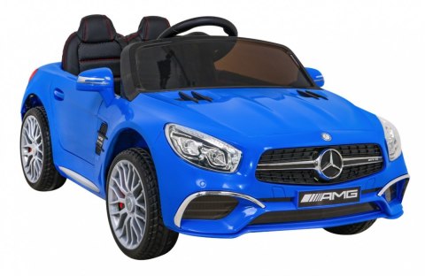 Mercedes Benz AMG SL65 S elektryczny dla dzieci Niebieski + Pilot + Audio LED + Ekoskóra + EVA + Wolny Start Mercedes Benz AMG SL65 S elektryczny dla dzieci Niebieski + Pilot + Audio LED + Ekoskóra + EVA + Wolny Start