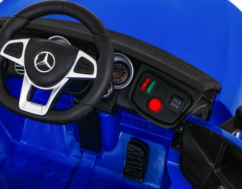 Mercedes Benz GLC63S dla dzieci Niebieski + Pilot + Napęd 4x4 + MP3 LED + EVA + Wolny Start Mercedes Benz GLC63S dla dzieci Niebieski + Pilot + Napęd 4x4 + MP3 LED + EVA + Wolny Start