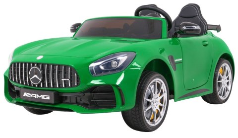 Mercedes-Benz GT R dla dzieci Lakier Zielony + Napęd 4x4 + Nawiew powietrza + Pilot + EVA + MP3 LED Mercedes-Benz GT R dla dzieci Lakier Zielony + Napęd 4x4 + Nawiew powietrza + Pilot + EVA + MP3 LED