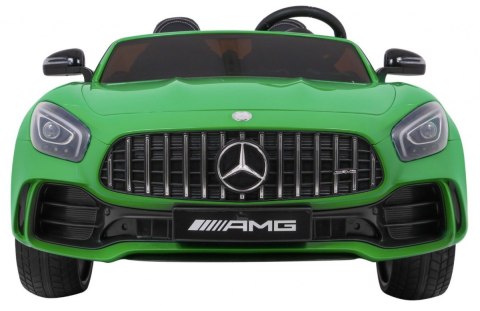 Mercedes-Benz GT R dla dzieci Lakier Zielony + Napęd 4x4 + Nawiew powietrza + Pilot + EVA + MP3 LED Mercedes-Benz GT R dla dzieci Lakier Zielony + Napęd 4x4 + Nawiew powietrza + Pilot + EVA + MP3 LED