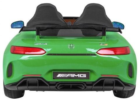 Mercedes-Benz GT R dla dzieci Lakier Zielony + Napęd 4x4 + Nawiew powietrza + Pilot + EVA + MP3 LED Mercedes-Benz GT R dla dzieci Lakier Zielony + Napęd 4x4 + Nawiew powietrza + Pilot + EVA + MP3 LED