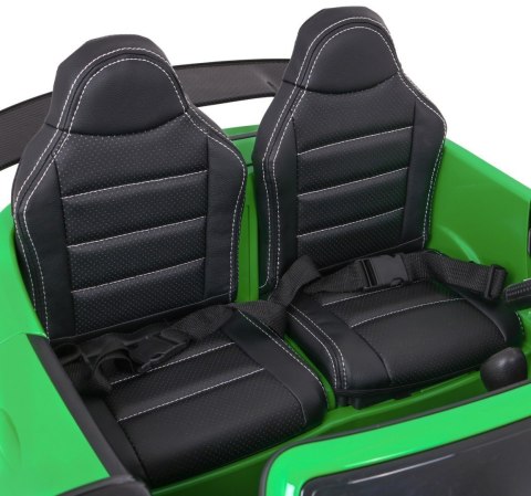 Mercedes-Benz GT R dla dzieci Lakier Zielony + Napęd 4x4 + Nawiew powietrza + Pilot + EVA + MP3 LED Mercedes-Benz GT R dla dzieci Lakier Zielony + Napęd 4x4 + Nawiew powietrza + Pilot + EVA + MP3 LED