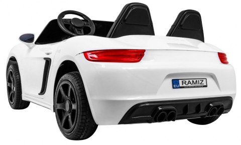 Perfecta Auto dla 2 dzieci Biały + Pompowane koła + Silnik bezszczotkowy + MP3 LED + Wolny Start Perfecta Auto dla 2 dzieci Biały + Pompowane koła + Silnik bezszczotkowy + MP3 LED + Wolny Start
