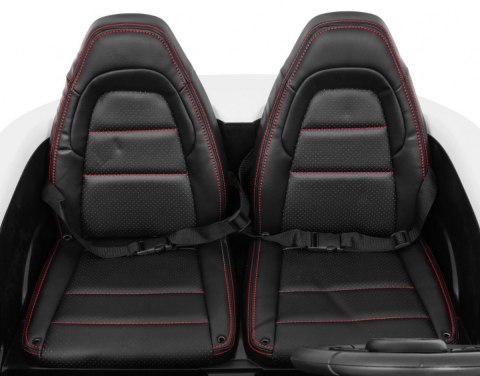 Perfecta Auto dla 2 dzieci Biały + Pompowane koła + Silnik bezszczotkowy + MP3 LED + Wolny Start Perfecta Auto dla 2 dzieci Biały + Pompowane koła + Silnik bezszczotkowy + MP3 LED + Wolny Start