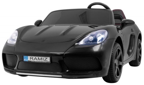 Perfecta Auto dla 2 dzieci Czarny + Pompowane koła + Silnik bezszczotkowy + MP3 LED + Wolny Start Perfecta Auto dla 2 dzieci Czarny + Pompowane koła + Silnik bezszczotkowy + MP3 LED + Wolny Start