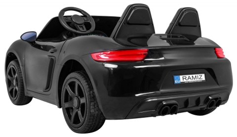 Perfecta Auto dla 2 dzieci Czarny + Pompowane koła + Silnik bezszczotkowy + MP3 LED + Wolny Start Perfecta Auto dla 2 dzieci Czarny + Pompowane koła + Silnik bezszczotkowy + MP3 LED + Wolny Start