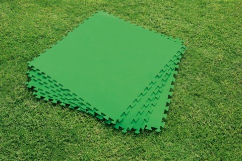Piankowa Mata pod basen ogrodowy Zielony 9 szt. 78x78cm BESTWAY Piankowa Mata pod basen ogrodowy Zielony 9 szt. 78x78cm BESTWAY