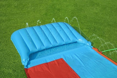 Podwójny Ślizg wodny dla dzieci 3+ Tsunami Tor 488cm BESTWAY + Łatka naprawcza Podwójny Ślizg wodny dla dzieci 3+ Tsunami Tor 488cm BESTWAY + Łatka naprawcza