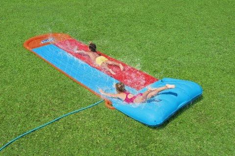 Podwójny Ślizg wodny dla dzieci 3+ Tsunami Tor 488cm BESTWAY + Łatka naprawcza Podwójny Ślizg wodny dla dzieci 3+ Tsunami Tor 488cm BESTWAY + Łatka naprawcza