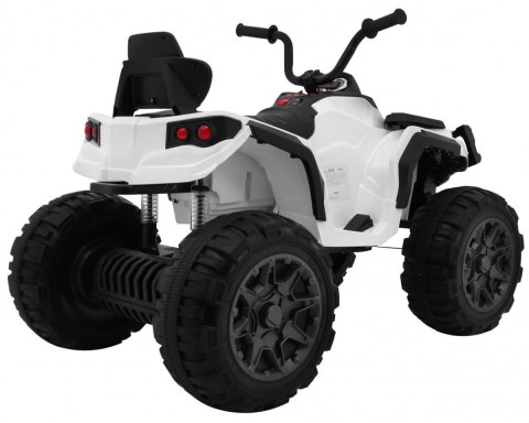 Quad ATV 2.4GHz na akumulator dla dzieci Biały + Pilot + Koła EVA + Radio MP3 + Wolny Start Quad ATV 2.4GHz na akumulator dla dzieci Biały + Pilot + Koła EVA + Radio MP3 + Wolny Start