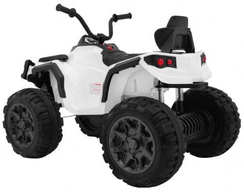 Quad ATV 2.4GHz na akumulator dla dzieci Biały + Pilot + Koła EVA + Radio MP3 + Wolny Start Quad ATV 2.4GHz na akumulator dla dzieci Biały + Pilot + Koła EVA + Radio MP3 + Wolny Start