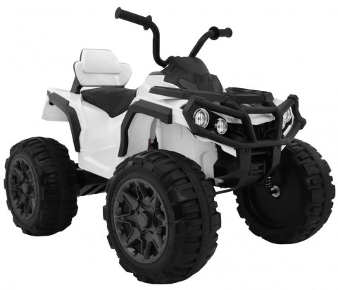 Quad ATV 2.4GHz na akumulator dla dzieci Biały + Pilot + Koła EVA + Radio MP3 + Wolny Start Quad ATV 2.4GHz na akumulator dla dzieci Biały + Pilot + Koła EVA + Radio MP3 + Wolny Start