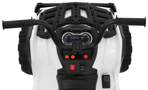 Quad ATV 2.4GHz na akumulator dla dzieci Biały + Pilot + Koła EVA + Radio MP3 + Wolny Start Quad ATV 2.4GHz na akumulator dla dzieci Biały + Pilot + Koła EVA + Radio MP3 + Wolny Start