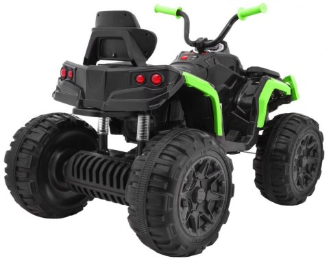 Quad ATV 2.4GHz na akumulator dla dzieci Czarno-zielony + Pilot + Koła EVA + Radio MP3 + Wolny Start Quad ATV 2.4GHz na akumulator dla dzieci Czarno-zielony + Pilot + Koła EVA + Radio MP3 + Wolny Start