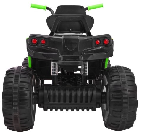 Quad ATV 2.4GHz na akumulator dla dzieci Czarno-zielony + Pilot + Koła EVA + Radio MP3 + Wolny Start Quad ATV 2.4GHz na akumulator dla dzieci Czarno-zielony + Pilot + Koła EVA + Radio MP3 + Wolny Start