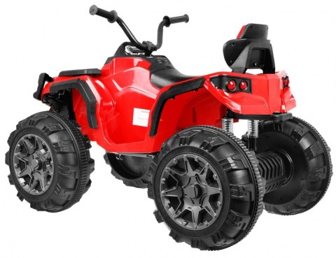Quad ATV 2.4GHz na akumulator dla dzieci Czerwony + Pilot + Koła EVA + Radio MP3 + Wolny Start Quad ATV 2.4GHz na akumulator dla dzieci Czerwony + Pilot + Koła EVA + Radio MP3 + Wolny Start
