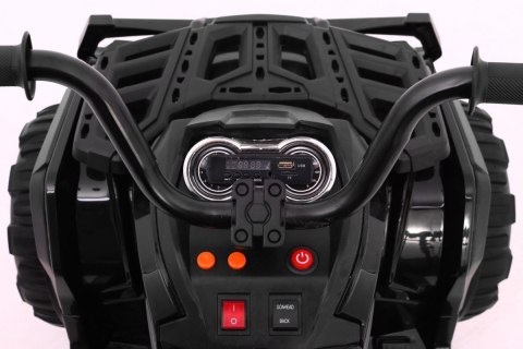 Quad ATV na akumulator dla dzieci Czarny + Koła EVA + Radio MP3 + LED + Wolny Start Quad ATV na akumulator dla dzieci Czarny + Koła EVA + Radio MP3 + LED + Wolny Start