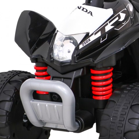 Quad Honda 250X TRX na akumulator Czarny + Klakson + LED + Ekoskóra Quad Honda 250X TRX na akumulator Czarny + Klakson + LED + Ekoskóra