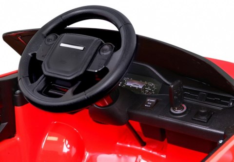 Range Rover Evoque na akumulator dla dzieci Czerwony + Pilot + Wolny Start + MP3 LED Range Rover Evoque na akumulator dla dzieci Czerwony + Pilot + Wolny Start + MP3 LED