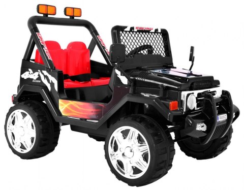 Terenowy Raptor Drifter na akumulator dla dzieci Czarny + Pilot + Wolny Start + EVA + Dźwięki Światła Terenowy Raptor Drifter na akumulator dla dzieci Czarny + Pilot + Wolny Start + EVA + Dźwięki Światła
