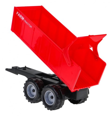 Traktor do przewracania siana z wywrotką dla dzieci 3+ Ruchome elementy + Napęd friction Traktor do przewracania siana z wywrotką dla dzieci 3+ Ruchome elementy + Napęd friction