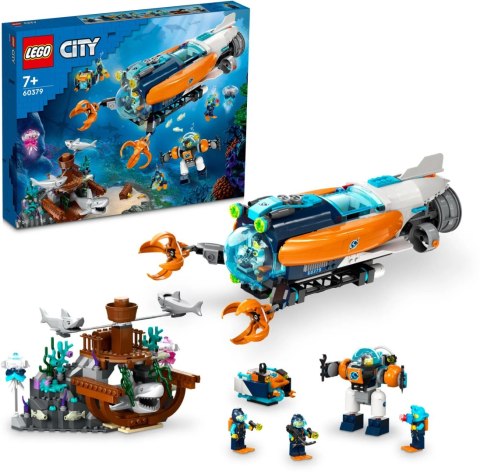 LEGO City Łódź Podwodna Badacza Dna Morskiego 60379 LEGO City Łódź Podwodna Badacza Dna Morskiego 60379