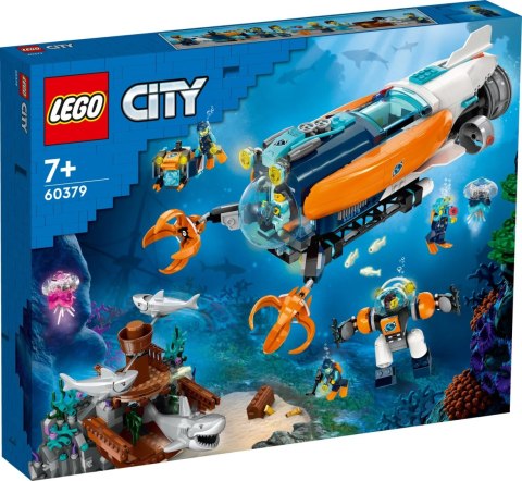 LEGO City Łódź Podwodna Badacza Dna Morskiego 60379 LEGO City Łódź Podwodna Badacza Dna Morskiego 60379
