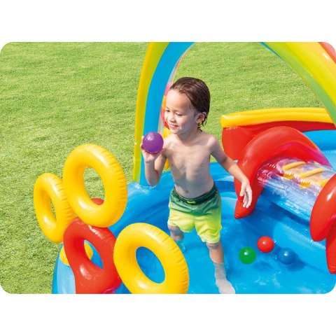Plac zabaw dmuchany Tęcza 297 x 193 x 135 cm INTEX 57453 Plac zabaw dmuchany Tęcza 297 x 193 x 135 cm INTEX 57453