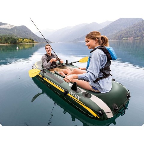 Ponton Seahawk 2 Set 236 x 114 x 41 cm INTEX 68347 Ponton Seahawk 2 Set 236 x 114 x 41 cm INTEX 68347