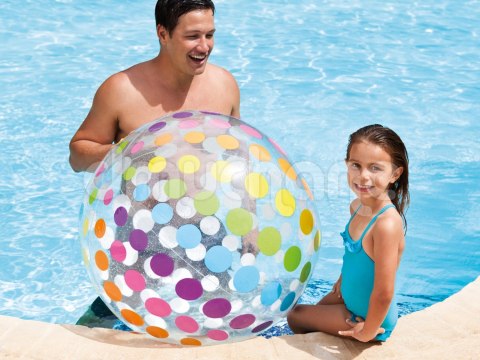 Duża dmuchana piłka plażowa 107 cm INTEX 59065 Duża dmuchana piłka plażowa 107 cm INTEX 59065