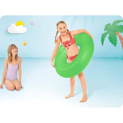 Koło do pływania Neon śr 91 cm - 3 kolory INTEX 59262 zielony Koło do pływania Neon śr 91 cm - 3 kolory INTEX 59262 zielony
