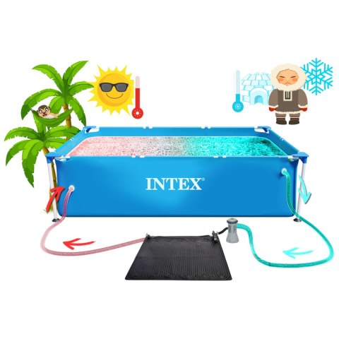 Solarny panel podgrzewający wodę 120 x 120 cm INTEX 28685 Solarny panel podgrzewający wodę 120 x 120 cm INTEX 28685