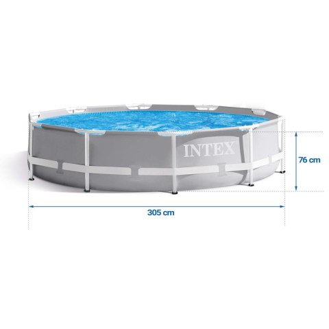 Basen ogrodowy stelażowy 305 x 76 cm zestaw 15w1 INTEX 26702 Basen ogrodowy stelażowy 305 x 76 cm zestaw 15w1 INTEX 26702