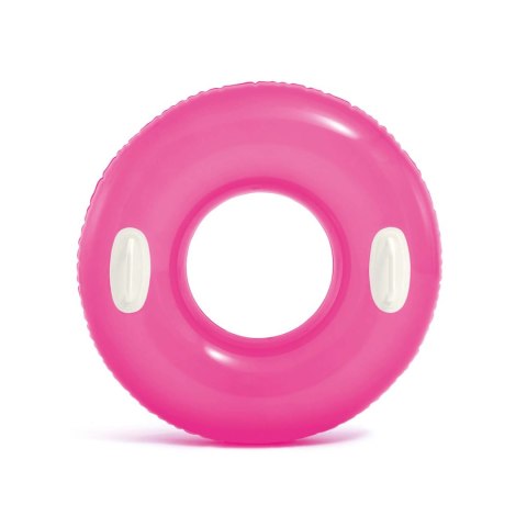Kółko do pływania z uchwytami 76 cm różowe INTEX 59258 Kółko do pływania z uchwytami 76 cm różowe INTEX 59258