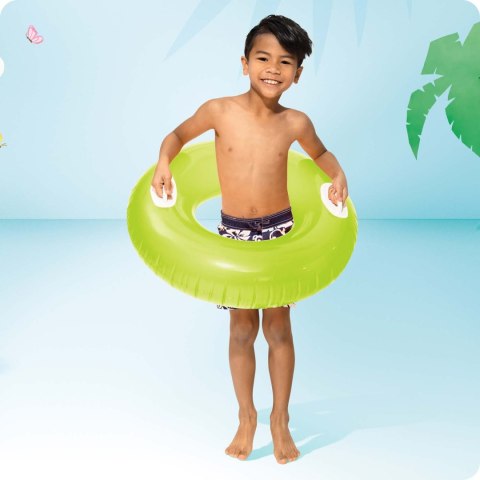 Kółko do pływania z uchwytami 76 cm żółte INTEX 59258 Kółko do pływania z uchwytami 76 cm żółte INTEX 59258