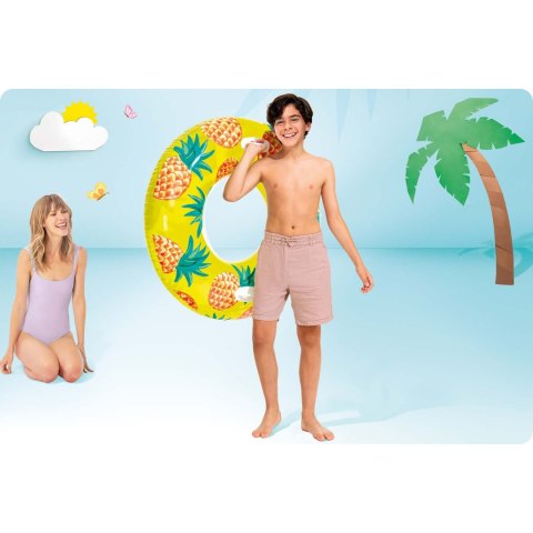 Koło do pływania ananasy 107 cm INTEX 56261 Koło do pływania ananasy 107 cm INTEX 56261