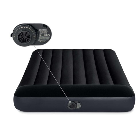 Materac dmuchany z wbudowaną pompką dwuosobowy INTEX 64148 Materac dmuchany z wbudowaną pompką dwuosobowy INTEX 64148