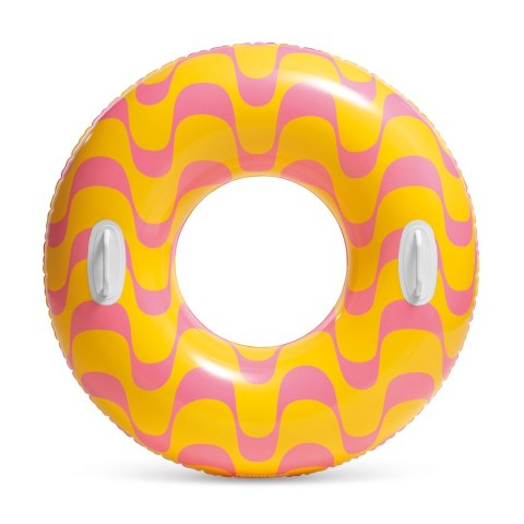 Koło do pływania pomarańczowe w zygzaki 91 cm Intex Koło do pływania pomarańczowe w zygzaki 91 cm Intex