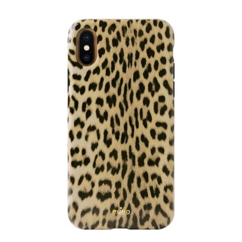 PURO Glam Leopard Cover - Etui iPhone Xs / X (Leo 1) PURO Glam Leopard Cover - Etui iPhone Xs / X (Leo 1)