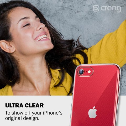 Crong Crystal Slim Cover - Etui iPhone SE (2022/2020) / 8 / 7 (przezroczysty) Crong Crystal Slim Cover - Etui iPhone SE (2022/2020) / 8 / 7 (przezroczysty)