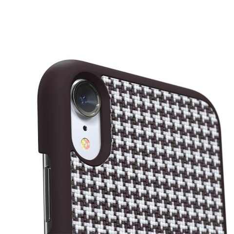 Nordic Elements Saeson Idun - Materiałowe etui iPhone XR (Dark Brown Pattern 2) Nordic Elements Saeson Idun - Materiałowe etui iPhone XR (Dark Brown Pattern 2)