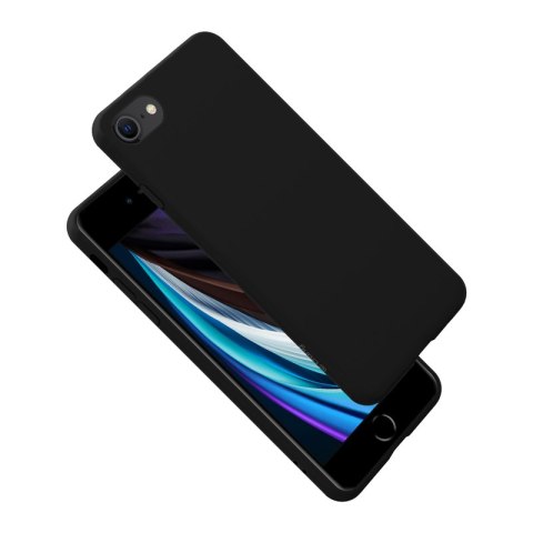 Crong Color Cover - Etui iPhone SE (2022/2020) / 8 / 7 (czarny) Crong Color Cover - Etui iPhone SE (2022/2020) / 8 / 7 (czarny)