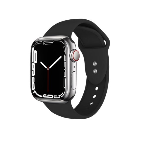 Crong Liquid - Pasek do Apple Watch 38/40/41 mm (czarny) Crong Liquid - Pasek do Apple Watch 38/40/41 mm (czarny)