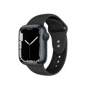 Crong Liquid - Pasek do Apple Watch 38/40/41 mm (czarny)