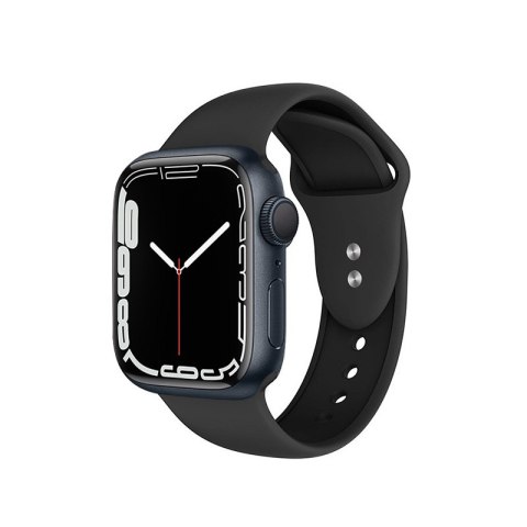 Crong Liquid - Pasek do Apple Watch 38/40/41 mm (czarny) Crong Liquid - Pasek do Apple Watch 38/40/41 mm (czarny)