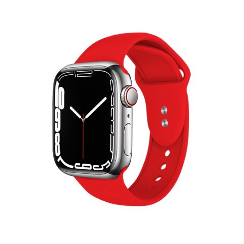 Crong Liquid - Pasek do Apple Watch 42/44/45/49 mm (czerwony) Crong Liquid - Pasek do Apple Watch 42/44/45/49 mm (czerwony)