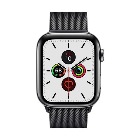 Crong Milano Steel - Pasek ze stali nierdzewnej do Apple Watch 42/44/45/49 mm (czarny) Crong Milano Steel - Pasek ze stali nierdzewnej do Apple Watch 42/44/45/49 mm (czarny)