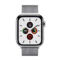 Crong Milano Steel - Pasek ze stali nierdzewnej do Apple Watch 42/44/45/49 mm (srebrny)