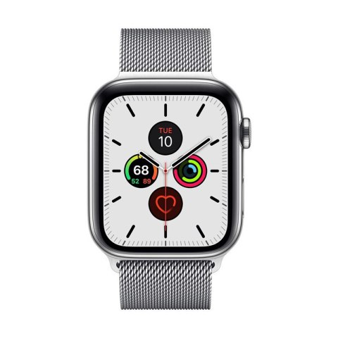 Crong Milano Steel - Pasek ze stali nierdzewnej do Apple Watch 42/44/45/49 mm (srebrny) Crong Milano Steel - Pasek ze stali nierdzewnej do Apple Watch 42/44/45/49 mm (srebrny)